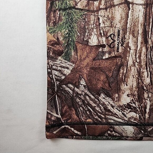 Real Tree Camo Camouflage XXL Jockey Light Layer 365 Short Sleeve Shirt Top - Picture 5 of 9